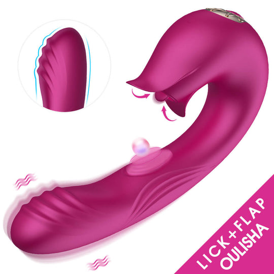 Rose Vibrator Clitoral G Spot product view