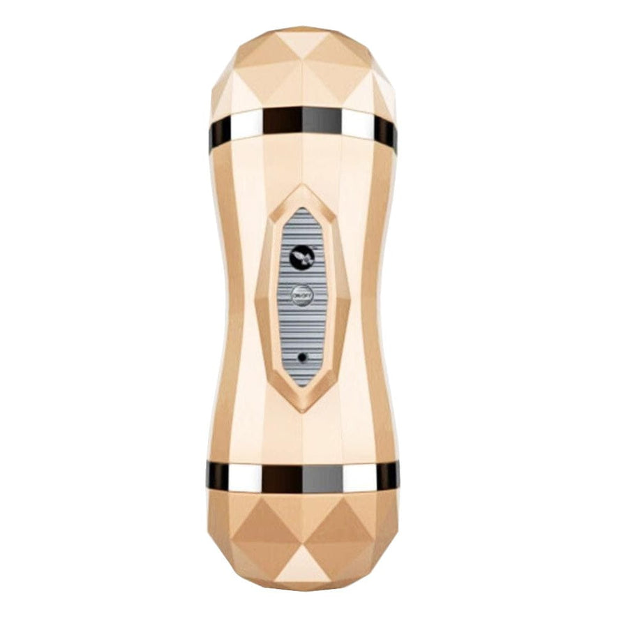 Dual Hole Golden Auto Masturbator BDSM product view