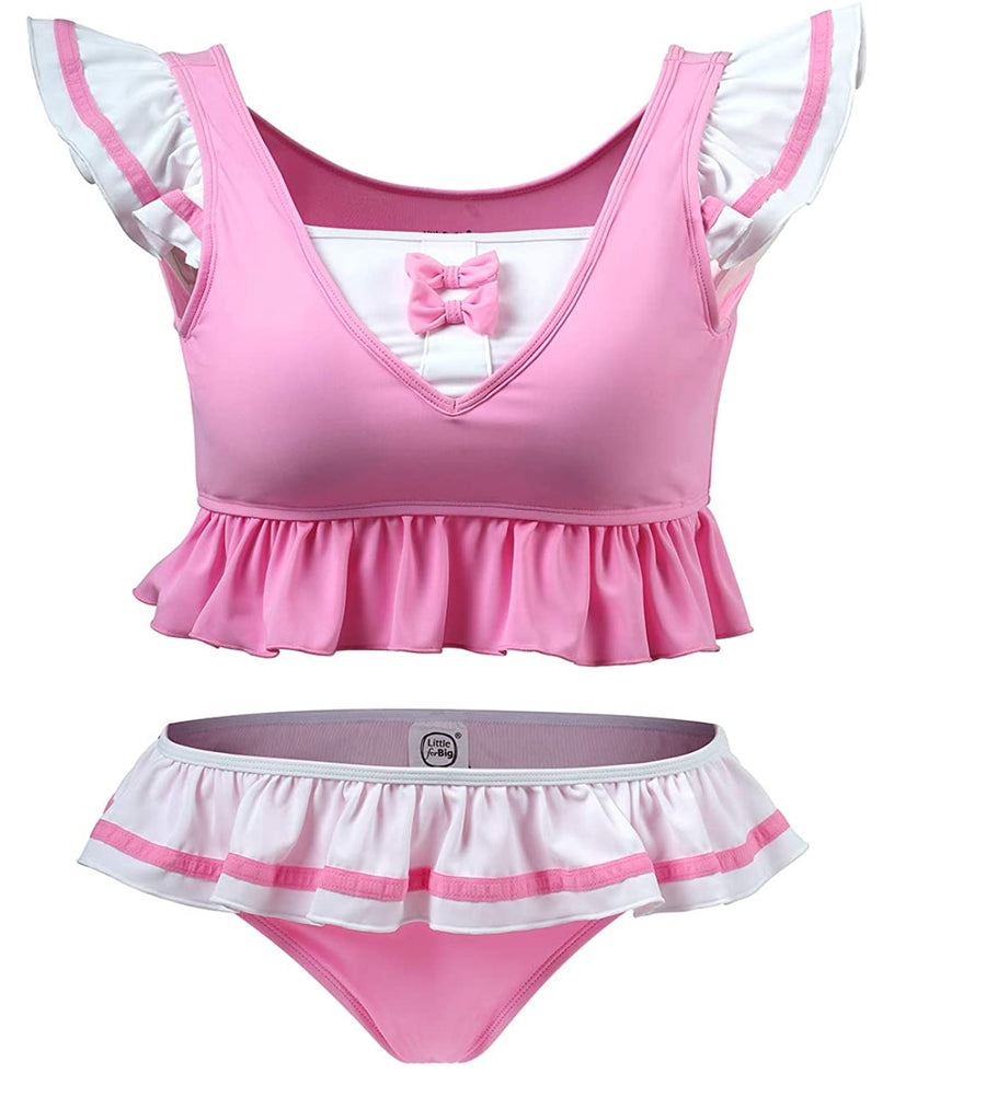 Ruffled Flounce Tankini Set Two-Piece, gallery view 5