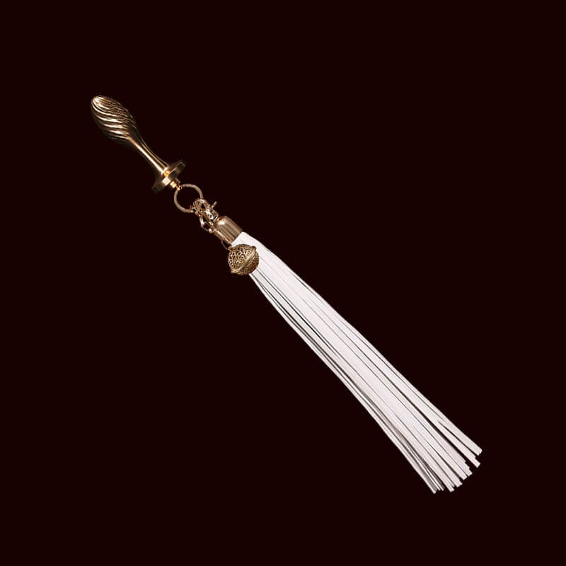 SEVANDA Metal Anal Plug With Whip, gallery view 3