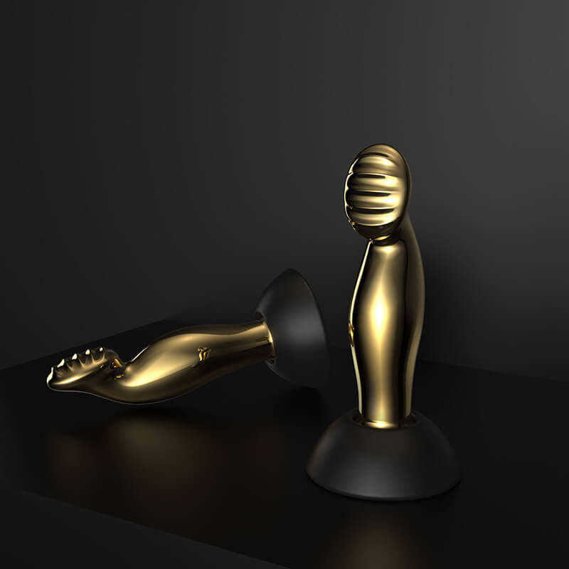 SEVANDA Metal Vibration Anal Plug, gallery view 6