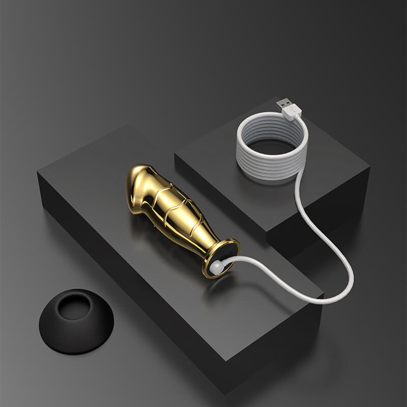 SEVANDA Metal Vibration Anal Plug, gallery view 2