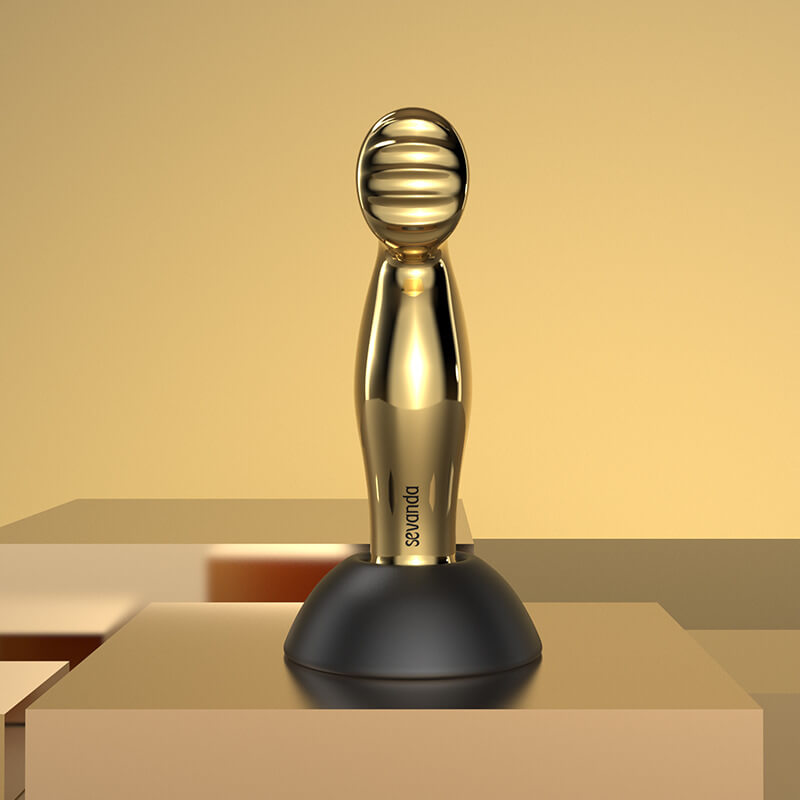 SEVANDA Metal Vibration Anal Plug, gallery view 4