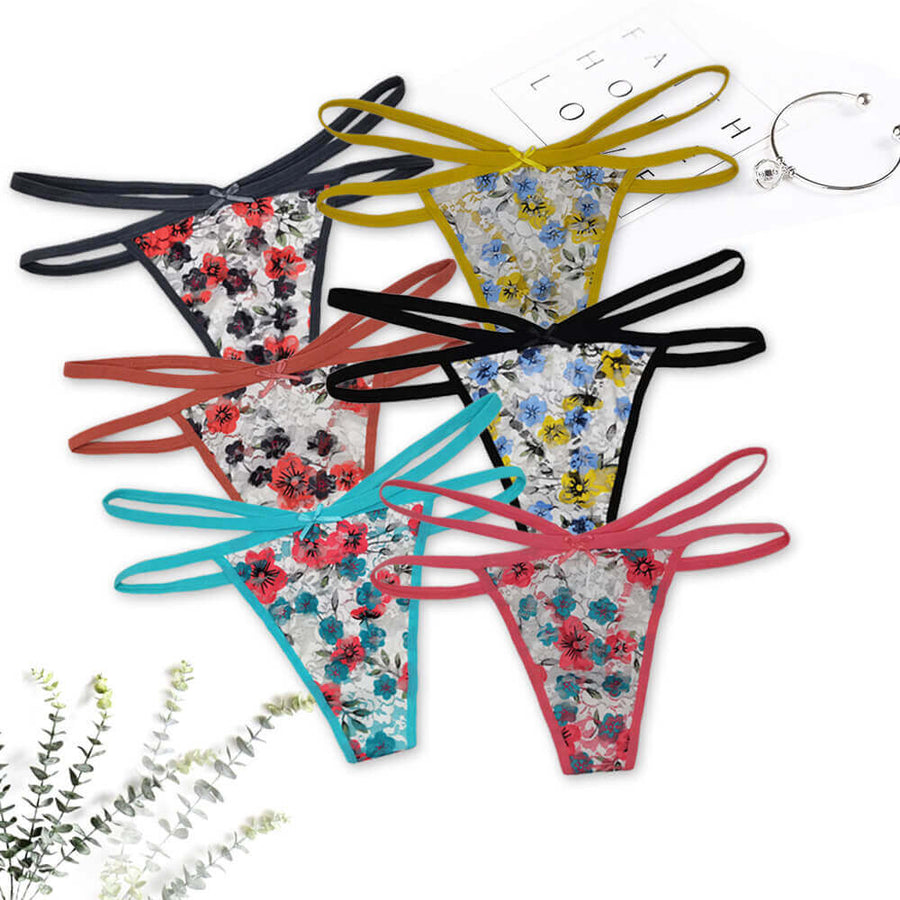 Sexy Charm Printed Thong, gallery view 11