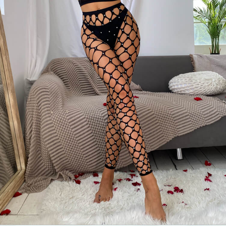Sexy hot drill fishing net socks, gallery view 2