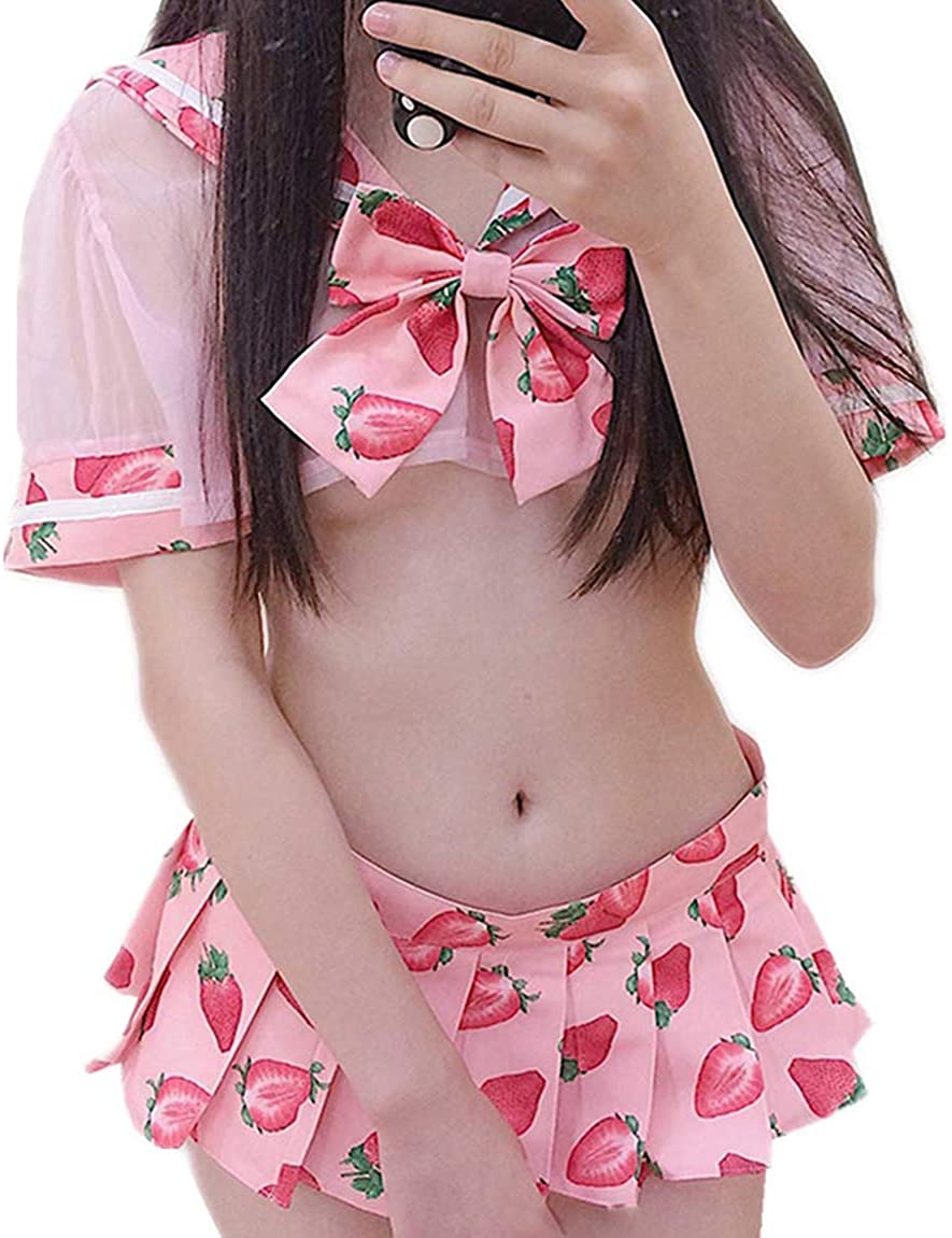 Sexy Lingerie School Cosplay Costume, gallery view 3