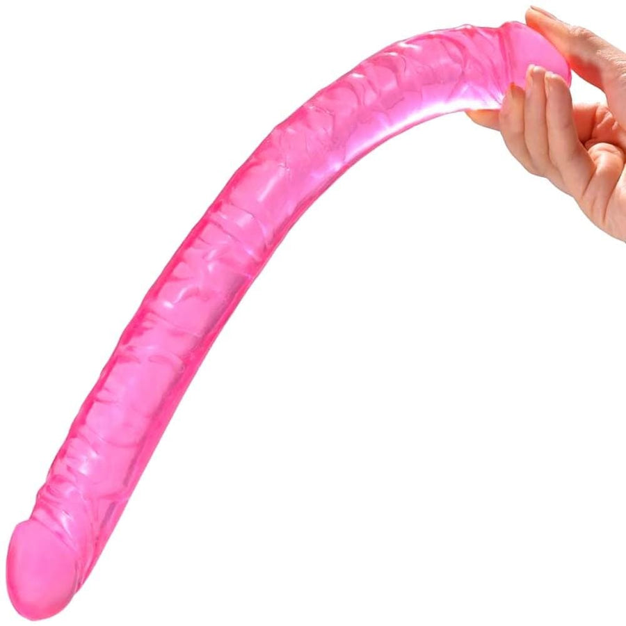 Sexy Double Ended Pink Dildo BDSM, gallery view 2