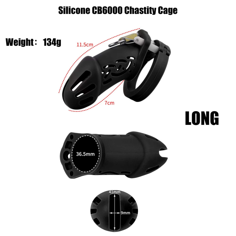 Silicone CB6000 Chastity Cage, gallery view 8