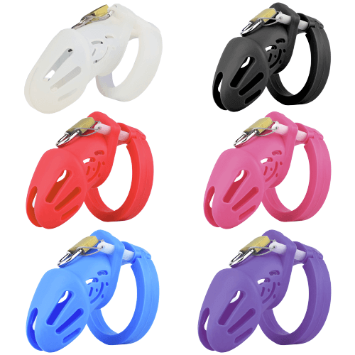 Silicone CB6000s Chastity Cage product view
