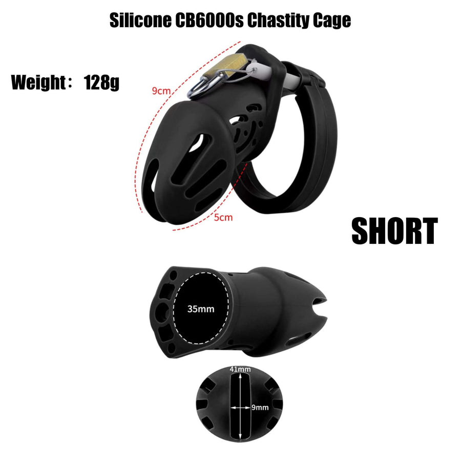 Silicone CB6000s Chastity Cage, gallery view 8