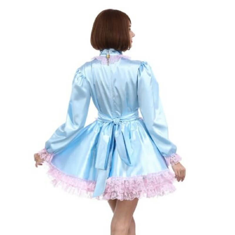 Sissy Girl Babyblue Lockable Dress, gallery view 3