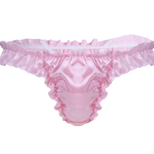 Load image into Gallery viewer, Frilly Satin Sissy Lingerie Panties
