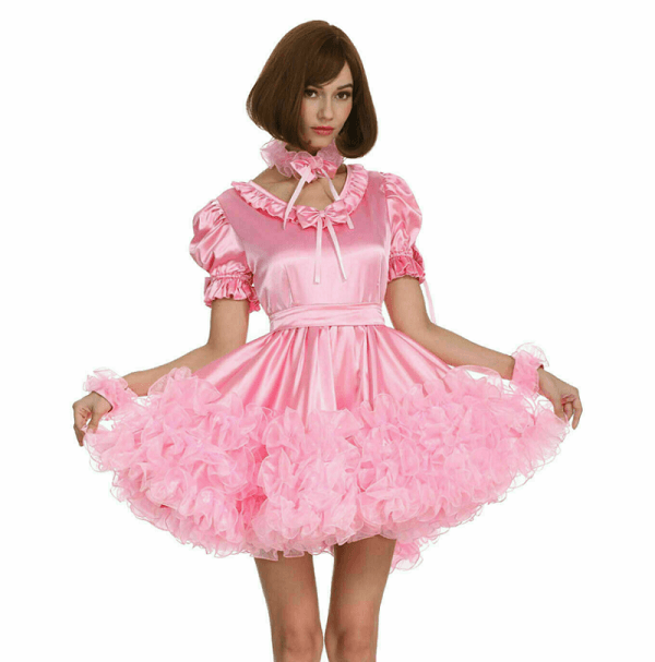 Sissy Pink Fluffy Dress, gallery view 3