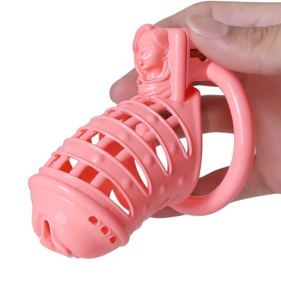 Sissy Pink Spiked 3D Printing Pussy Vaginal, gallery view 5