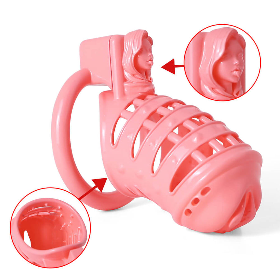 Sissy Pink Spiked 3D Printing Pussy Vaginal, gallery view 4