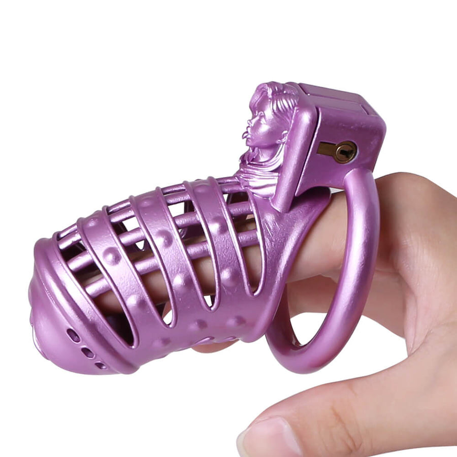 Sissy Purple Spiked 3D Printing Pussy Vaginal, gallery view 5