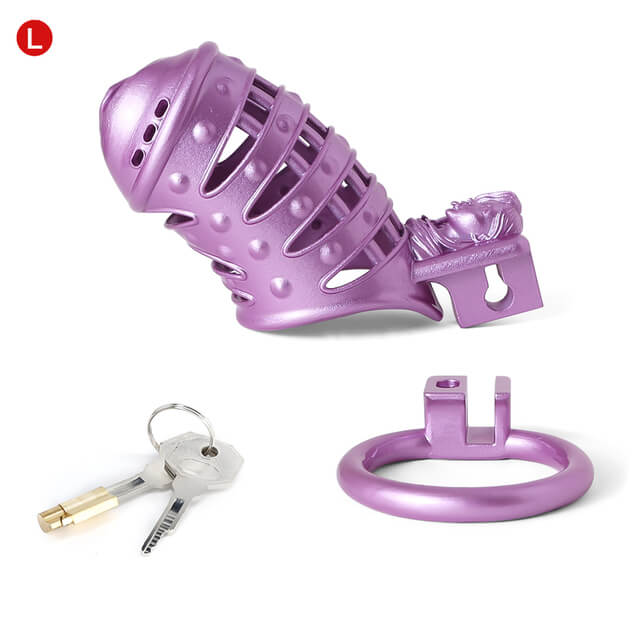 Sissy Purple Spiked 3D Printing Pussy Vaginal, gallery view 9