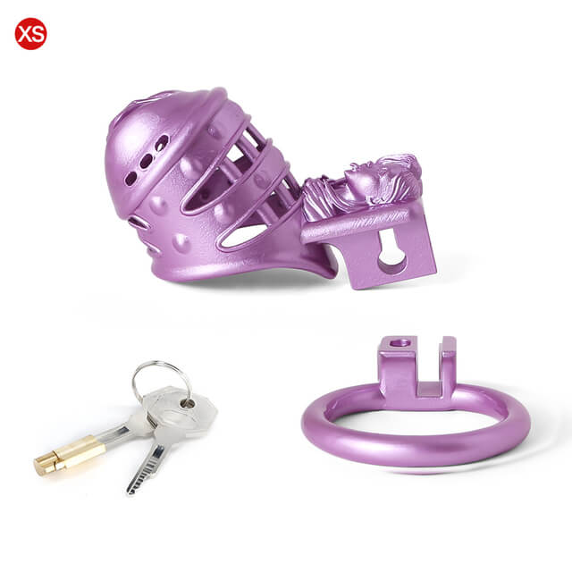 Sissy Purple Spiked 3D Printing Pussy Vaginal, gallery view 6