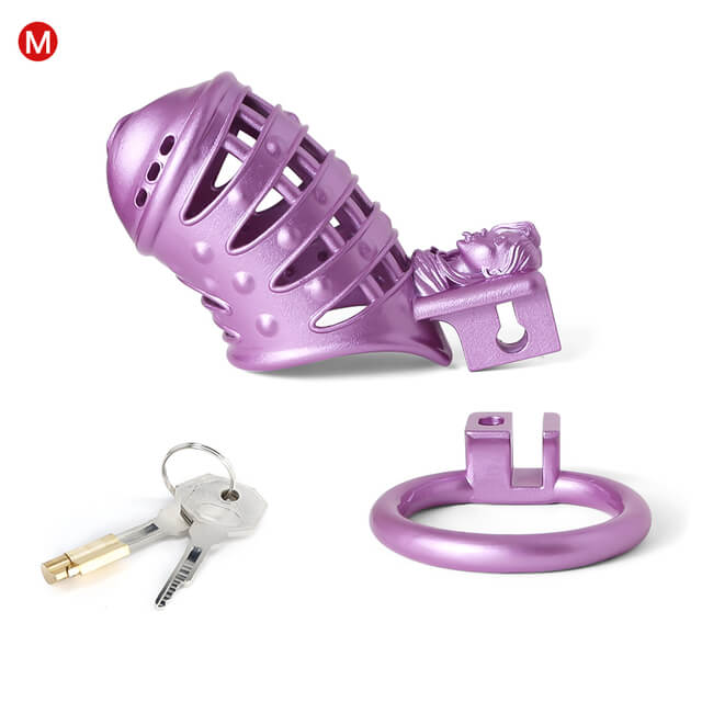 Sissy Purple Spiked 3D Printing Pussy Vaginal, gallery view 8