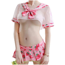 Load image into Gallery viewer, Strawberry Cosplay Lingerie Set
