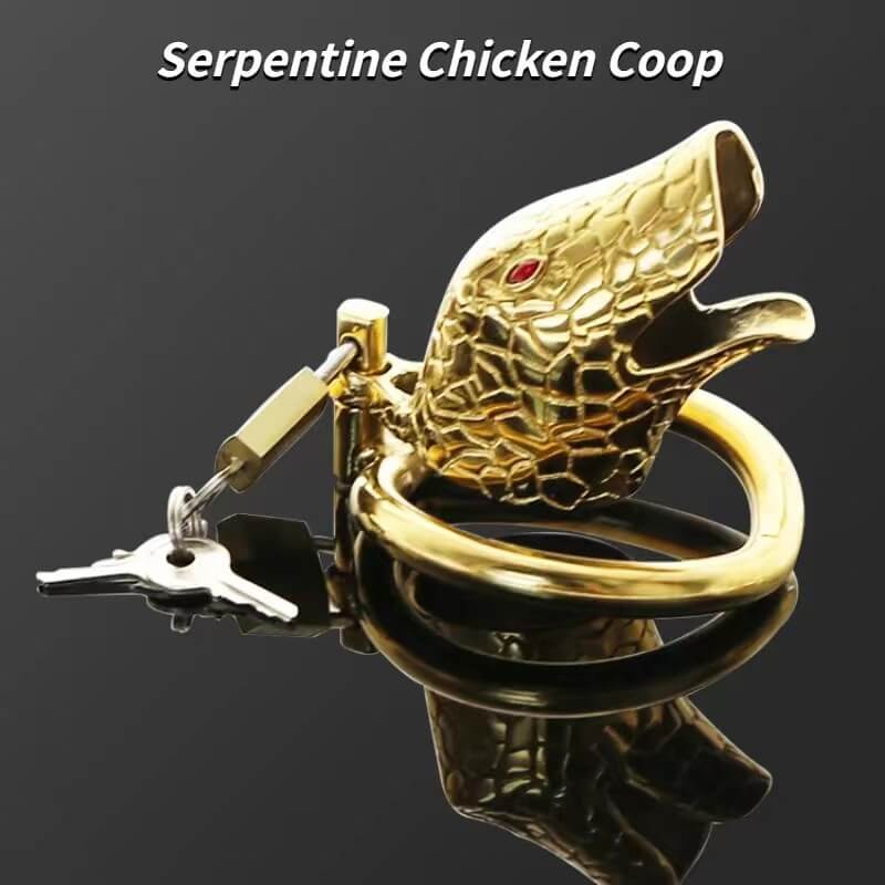 Snake Penis Lock Male Chastity Device, gallery view 5