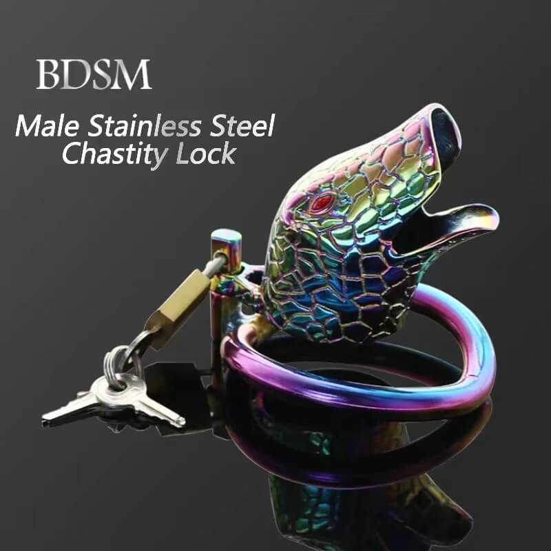 Snake Penis Lock Male Chastity Device product view