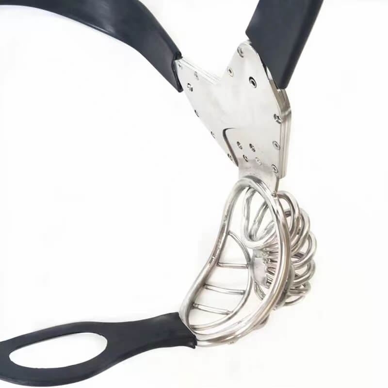 Stainless Steel Chastity Belt 27 to 43 inches, gallery view 4