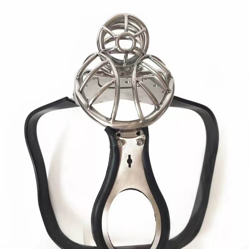 Stainless Steel Chastity Belt 27 to 43 inches, gallery view 5