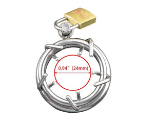Stainless Steel Male Chastity Device