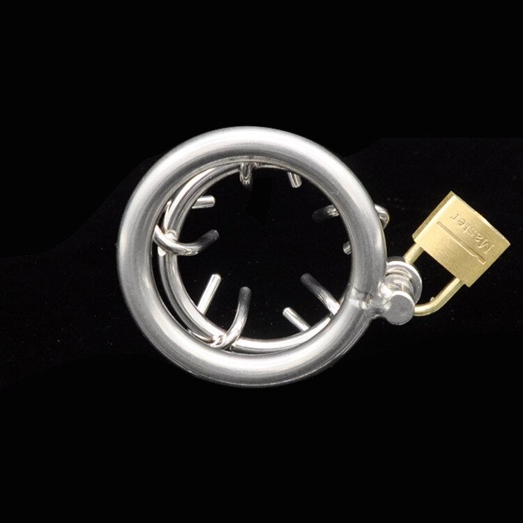 Stainless Steel Male Chastity Device, gallery view 4