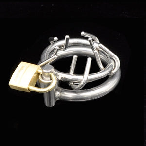 Stainless Steel Male Chastity Device