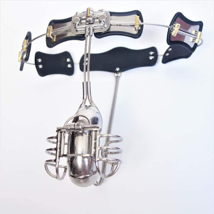 Stainless Steel Male Chastity Belt product view