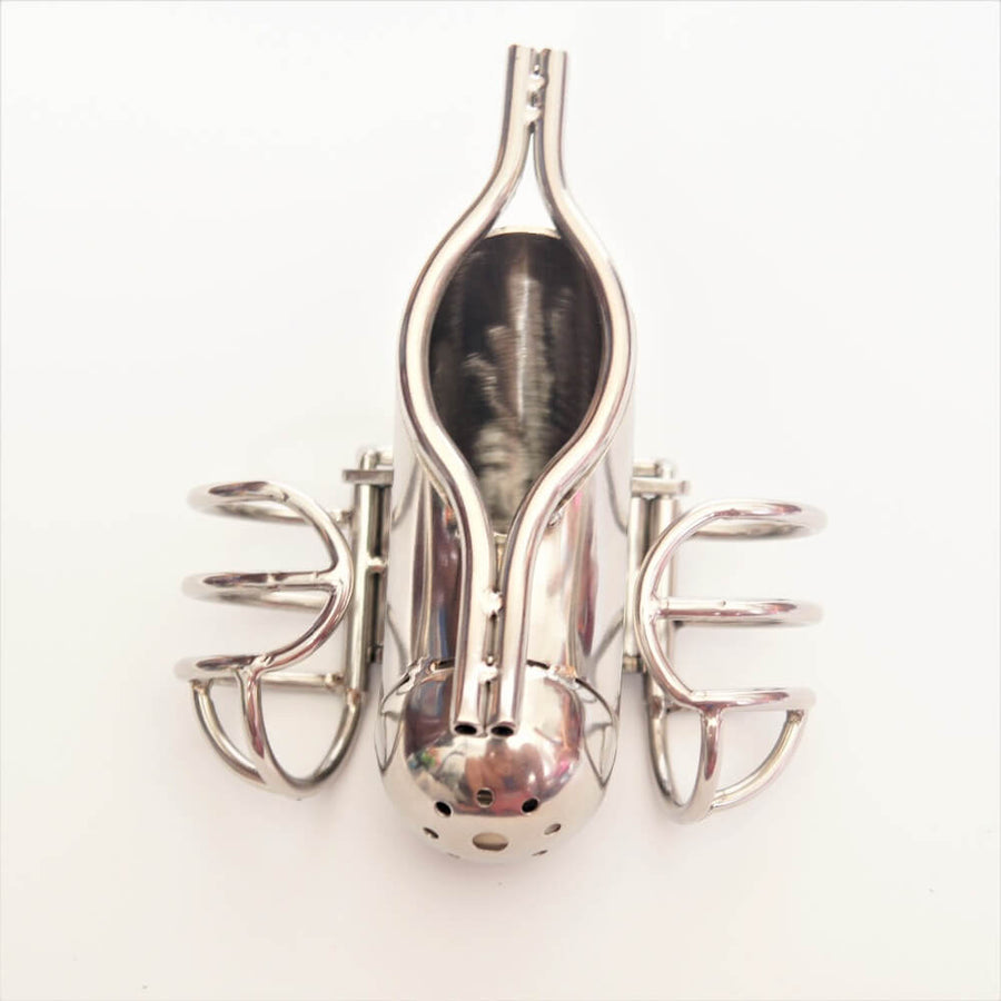 Stainless Steel Male Chastity Belt, gallery view 3