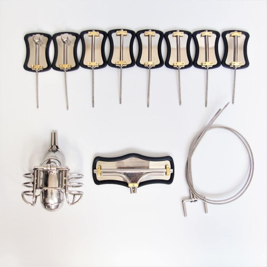Stainless Steel Male Chastity Belt, gallery view 5