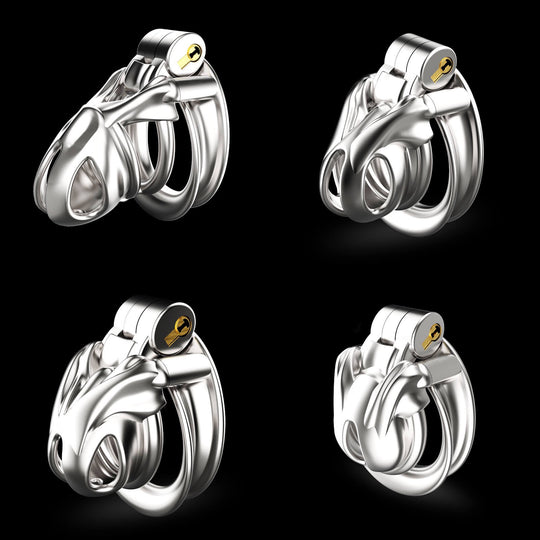 Stainless Steel Python V7.0 Chastity Device product view