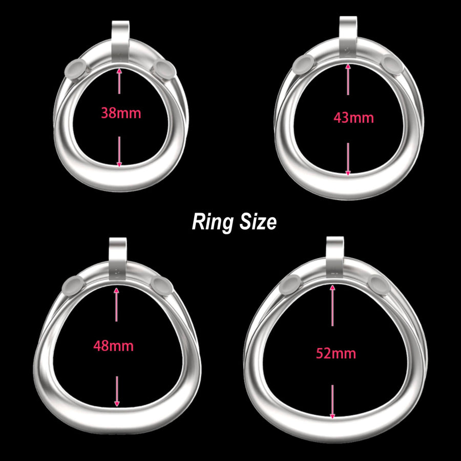 Stainless Steel Python V7.0 Chastity Device, gallery view 12