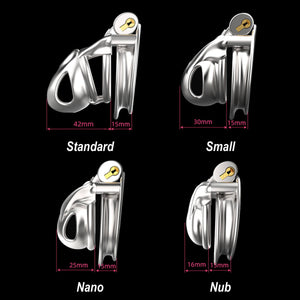 Nub Stainless Steel Python V7.0 Chastity Device