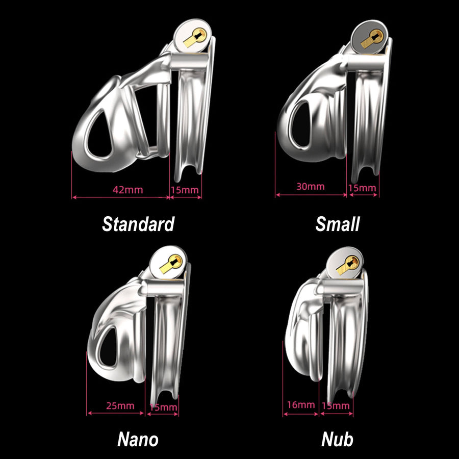 Standard Stainless Steel Python V7.0 Chastity Device, gallery view 4