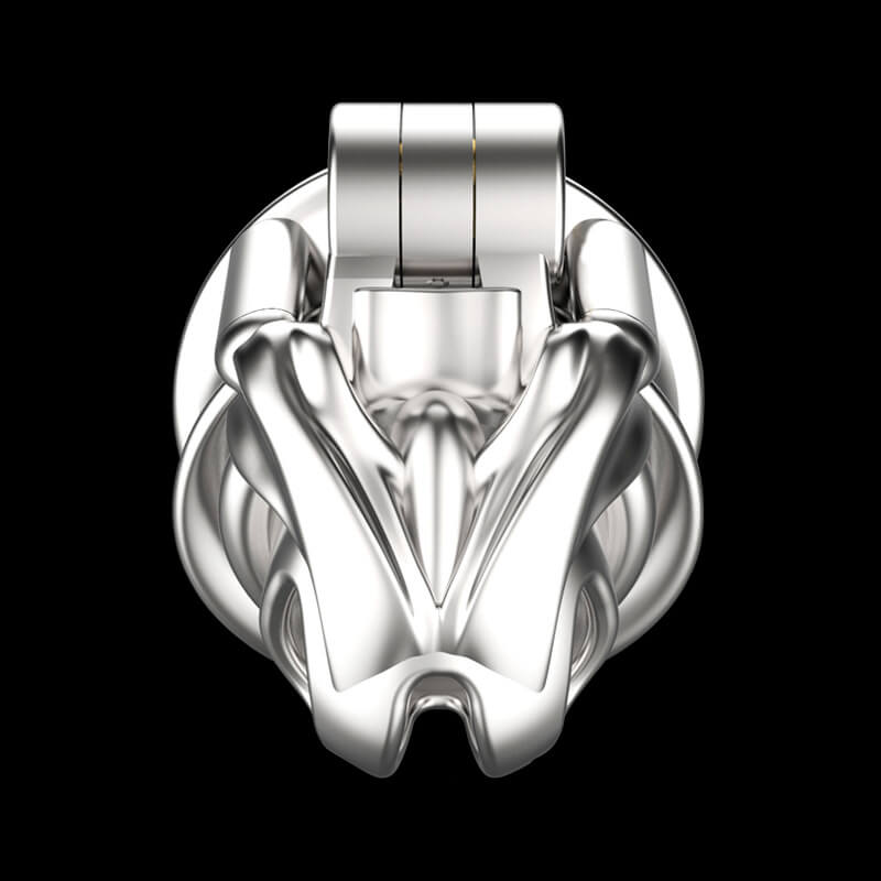 Nano Stainless Steel Python V7.0 Chastity Device, gallery view 2