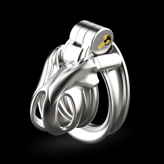 Small Stainless Steel Python V7.0 Chastity Device product view