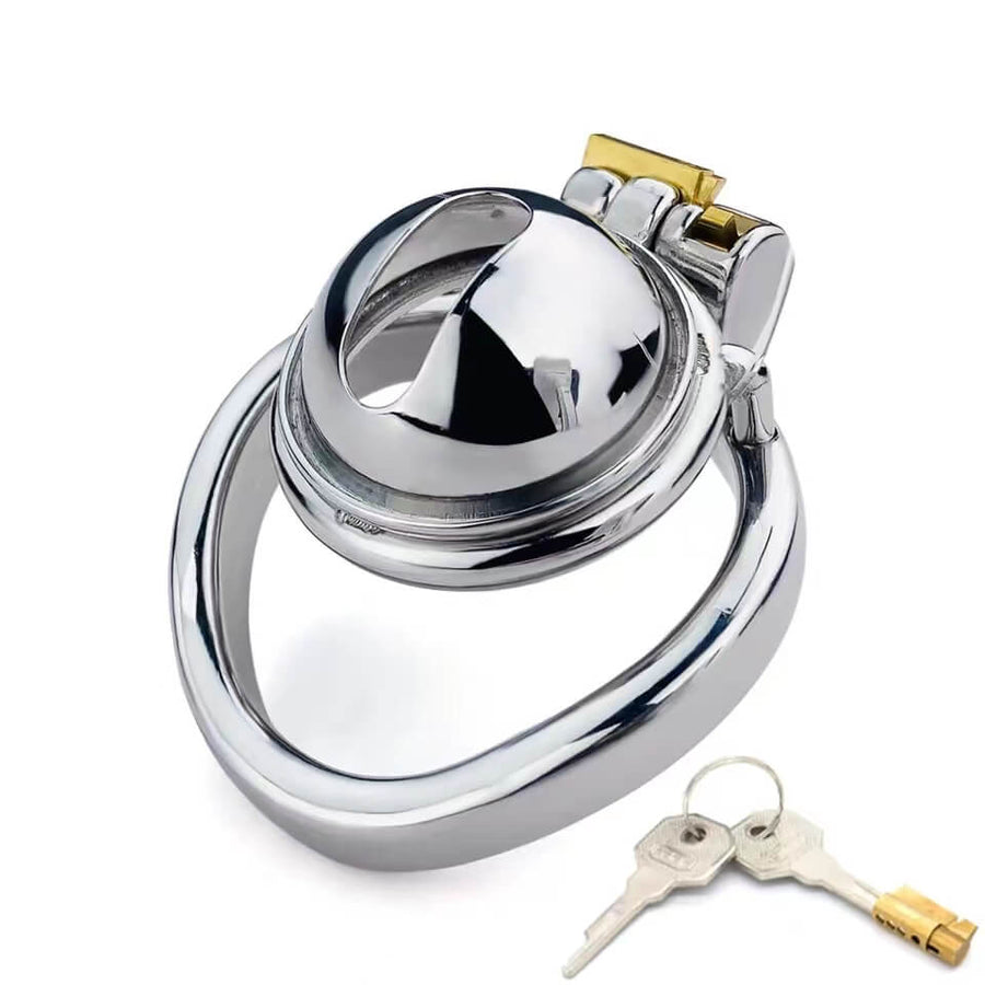 Stainless Steel Small Male Chastity Device Penis Cage, gallery view 2