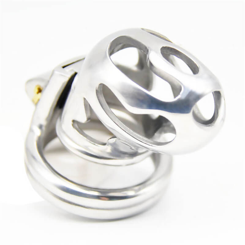 Stainless Steel Venting Chastity Device, gallery view 2