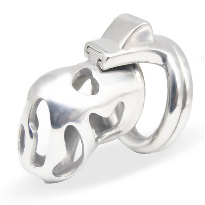 Stainless Steel Venting Chastity Device, gallery view 4