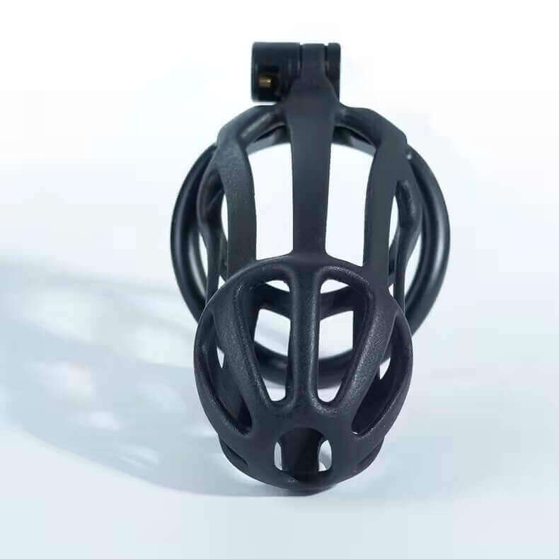 Stripe Cobra Chastity Cage with 4 Arc Rings, gallery view 4