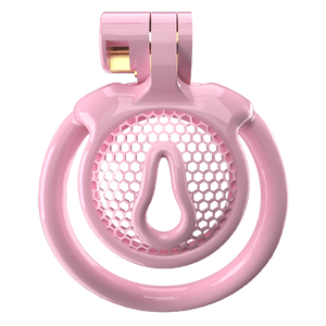 Super Small CX-1 Sissy Chastity Cage With 5 Arc Rings