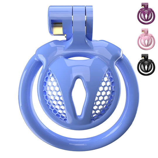 Super Small CX-2 Sissy Chastity Cage With 5 Arc Rings product view
