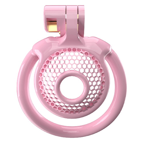Super Small CX-3 Sissy Chastity Cage With 5 Arc Rings, gallery view 2