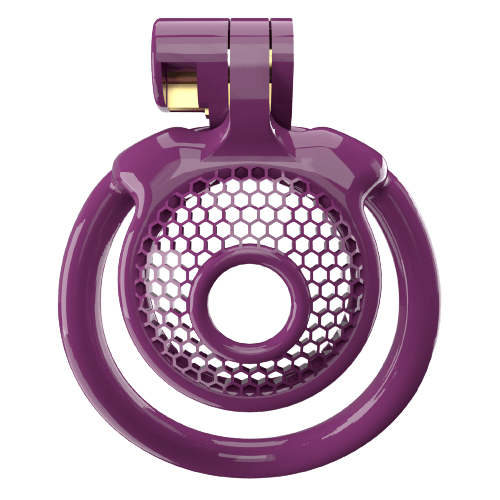 Super Small CX-3 Sissy Chastity Cage With 5 Arc Rings, gallery view 4