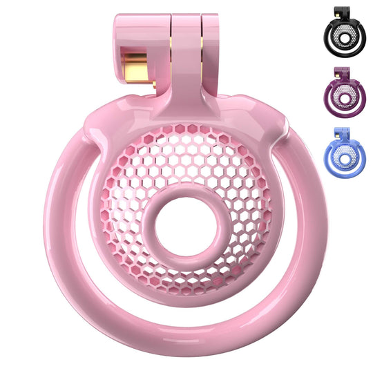 Super Small CX-3 Sissy Chastity Cage With 5 Arc Rings product view