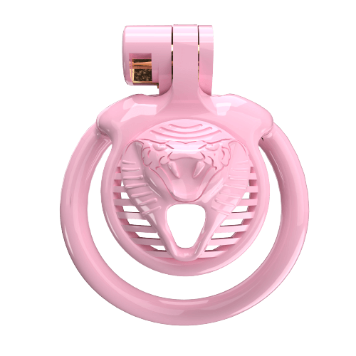 Super Small CX-4 Sissy Chastity Cage With 5 Arc Rings, gallery view 5